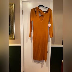 Long sleeve cross dress